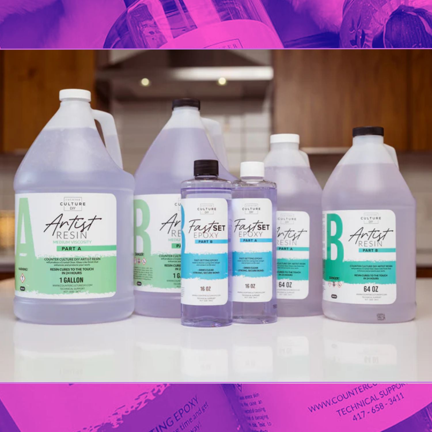 Counter Culture DIY | Resina Epóxica | Resina UV