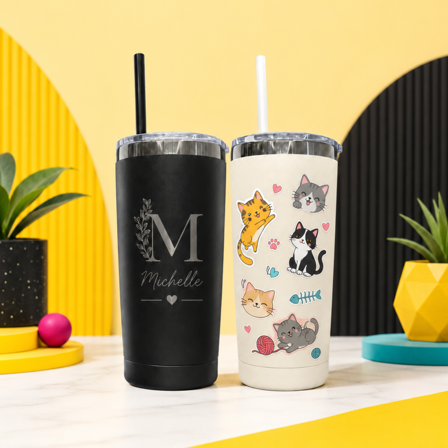 Vasos & Tumblers | Plástico & Acero
