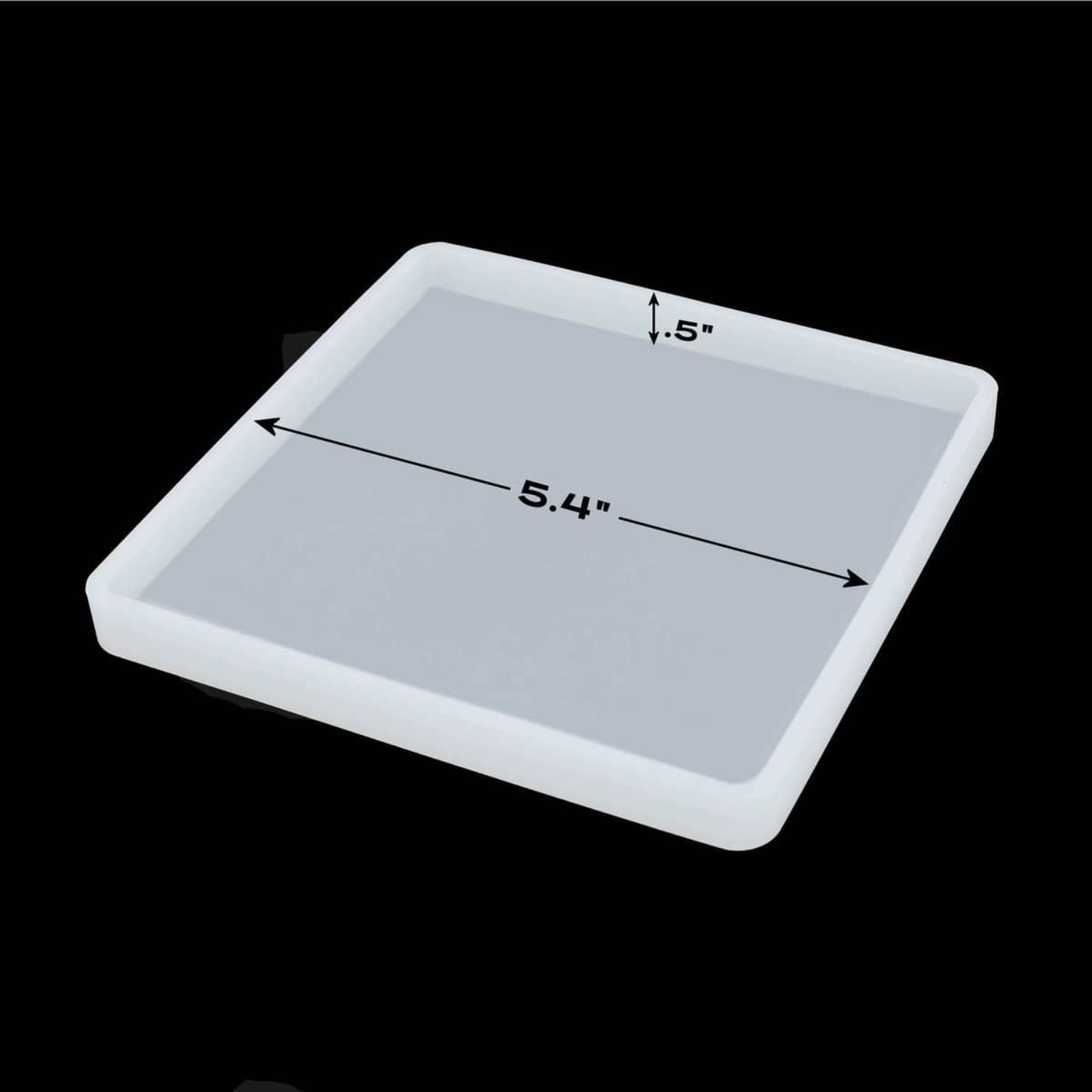 Molde para Resina | Square Silicone Coaster Mold