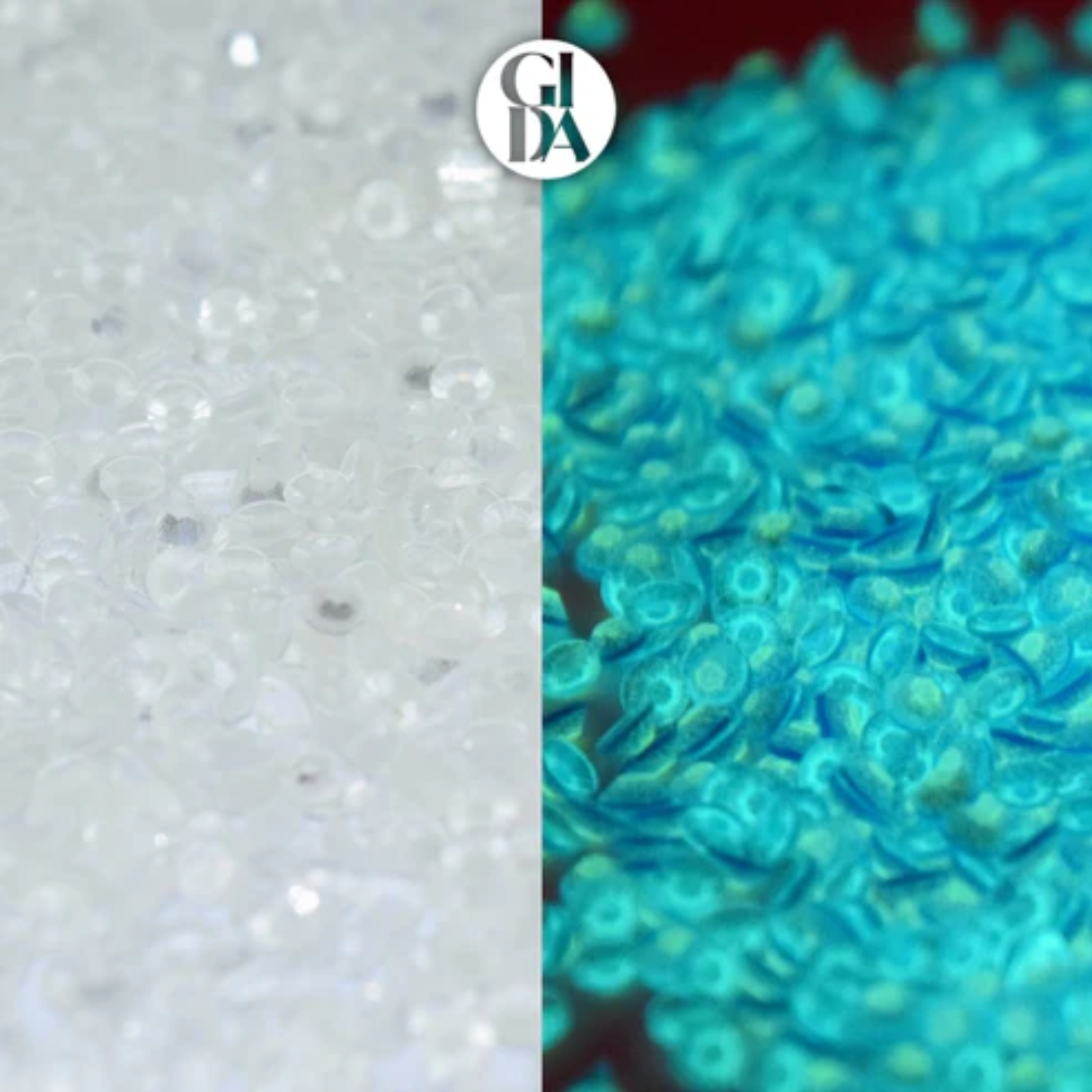 Flat Back Rhinestones | White - Glow in the Dark | 3mm