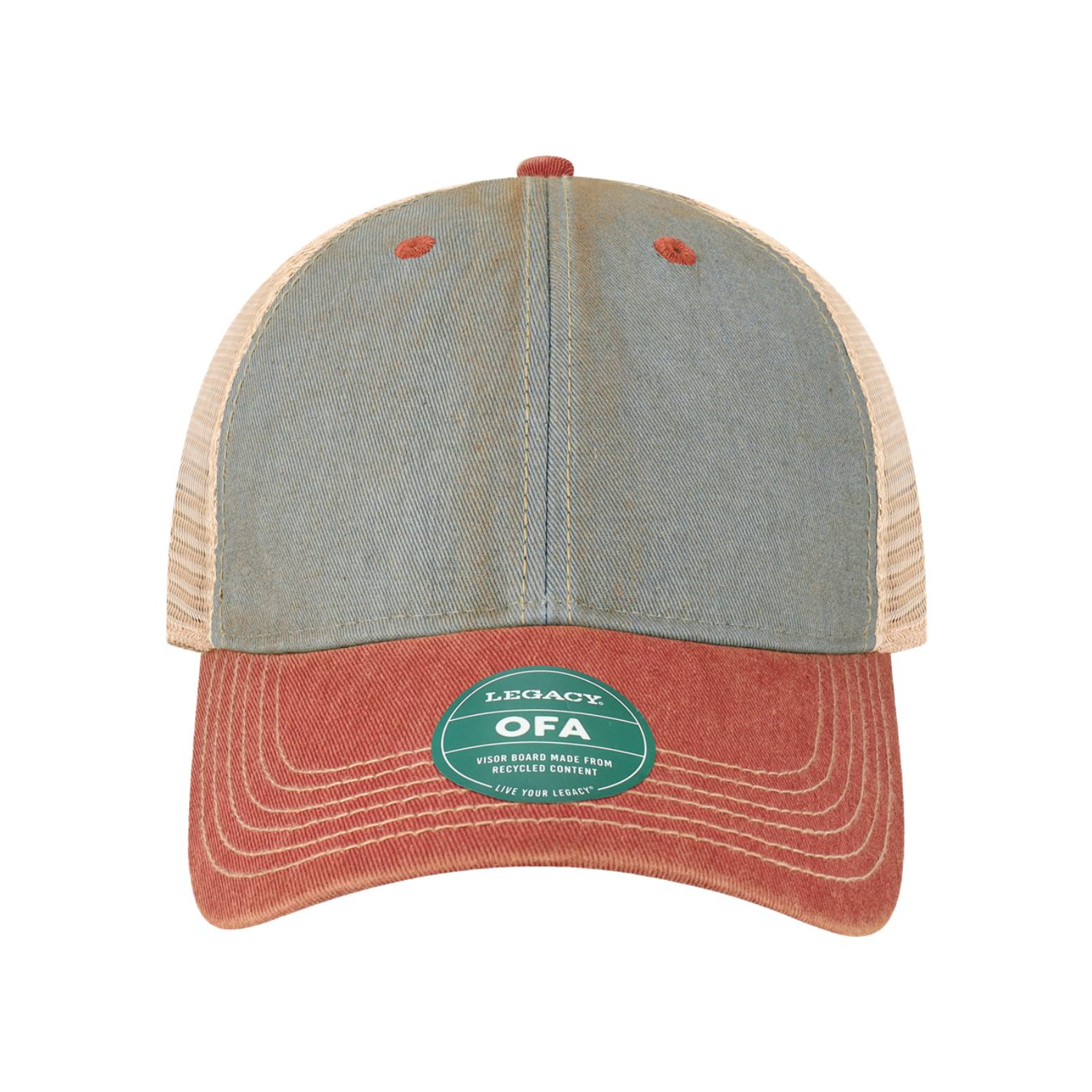 Old Favorite Trucker Cap - OFA | Light Blue Cardinal