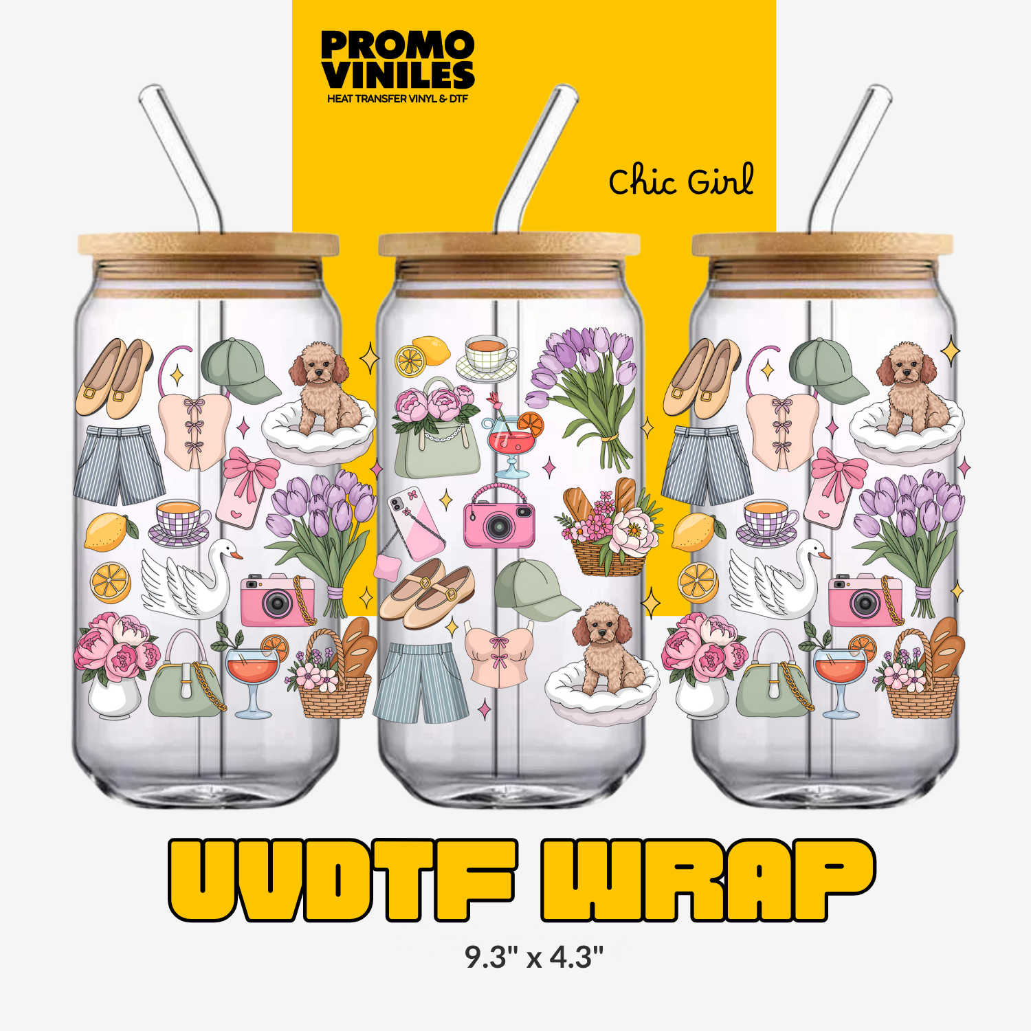 UV DTF Wrap | Chic Girl