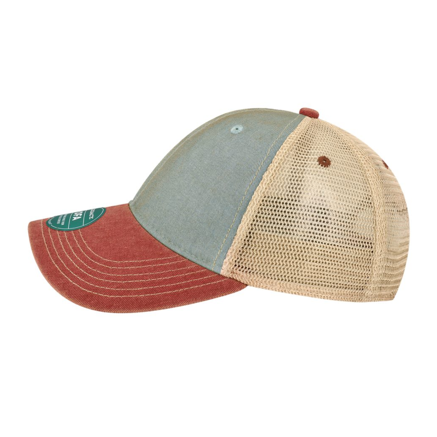 Old Favorite Trucker Cap - OFA | Light Blue Cardinal