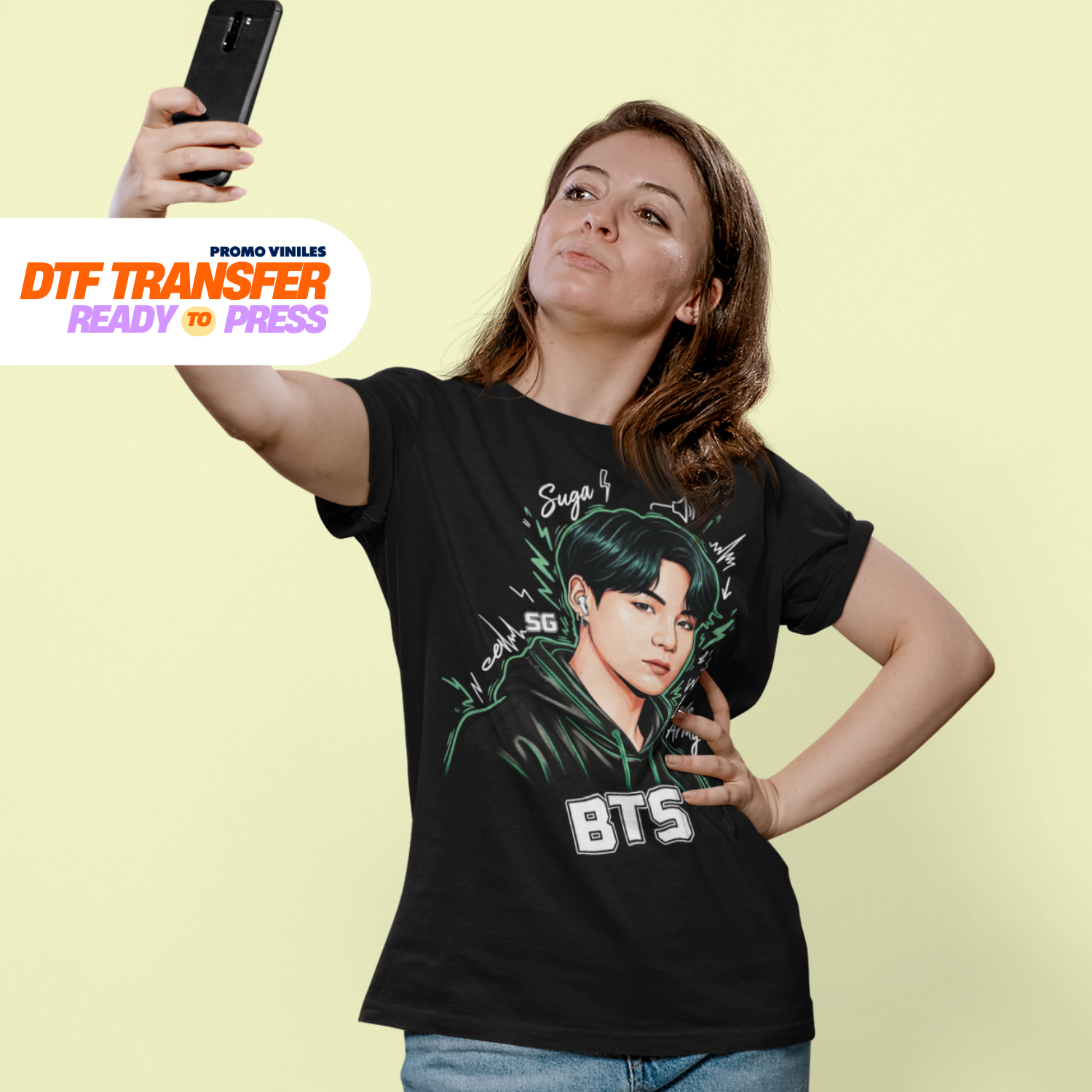 DTF Transfers | BTS - SUGA