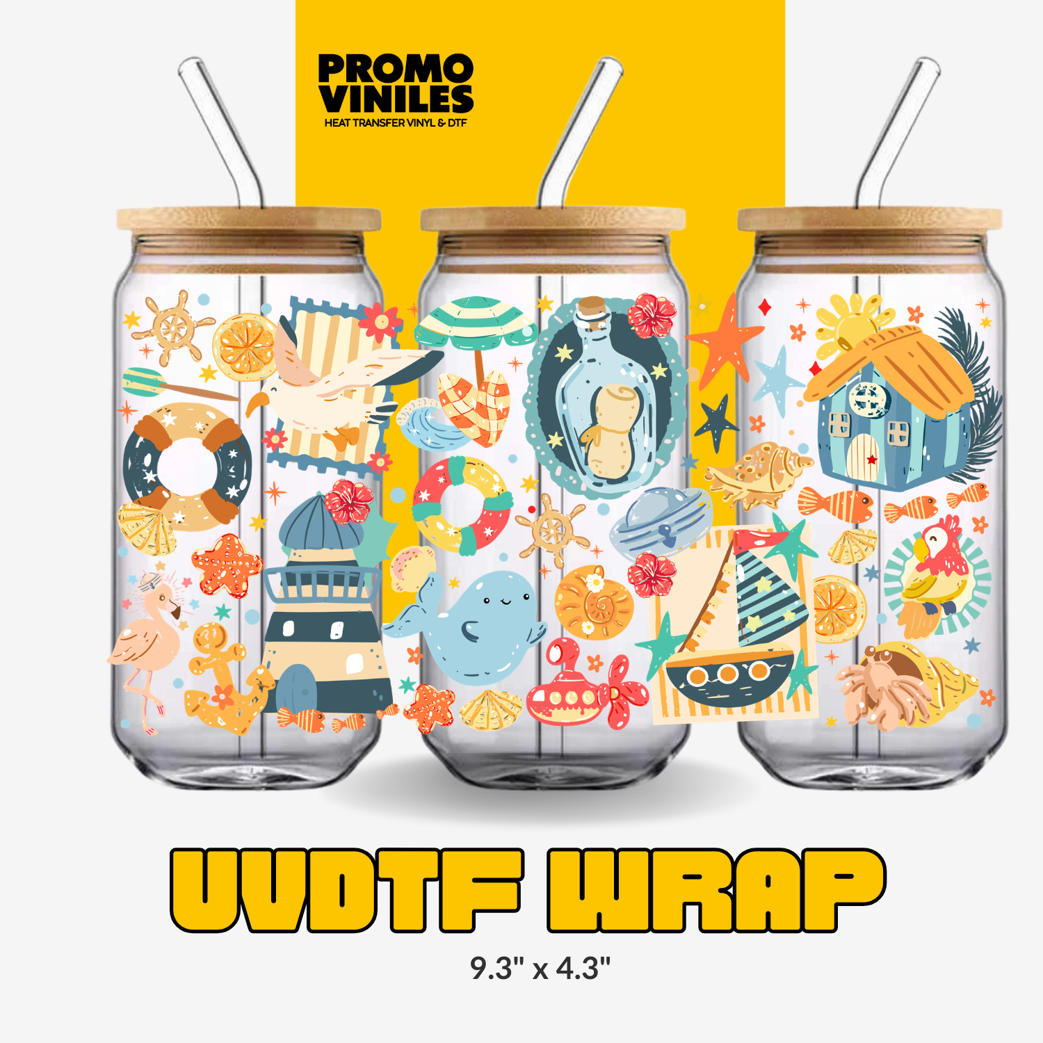 UV DTF Wrap | Beach