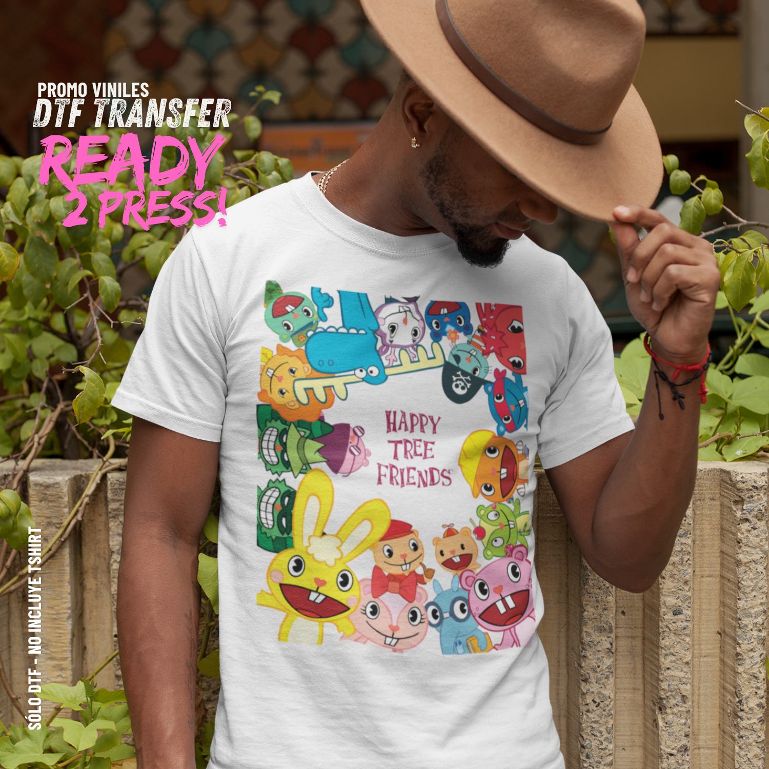 DTF Transfers | Happy 3 Friends