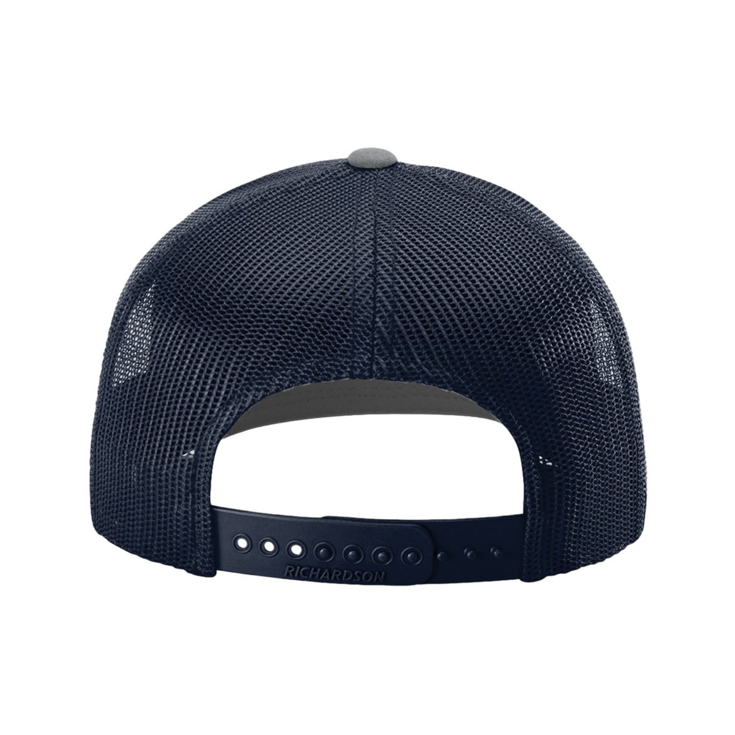 Richardson 112 | Adjustable Snapback Trucker Cap | Heather Grey/ Navy