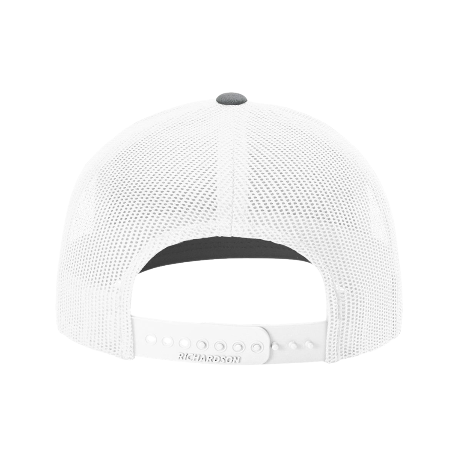 Richardson 112 | Adjustable Snapback Trucker Cap | Heather Grey/ White