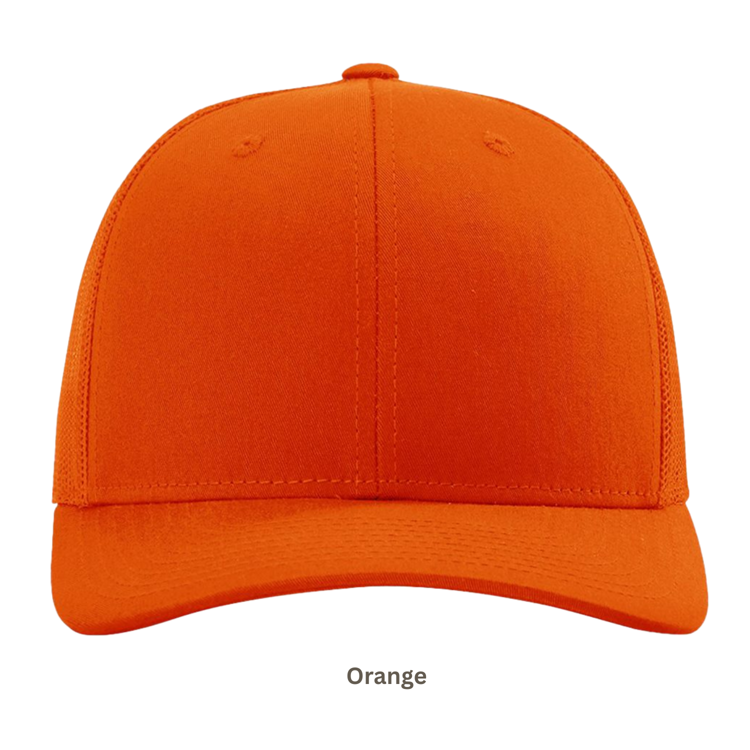 Richardson 112 | Adjustable Snapback Trucker Cap | Orange