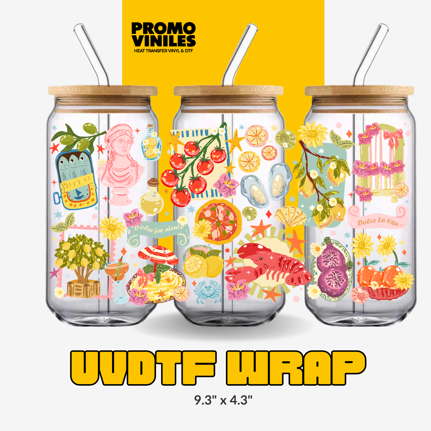 UV DTF Wrap | Italy Summer