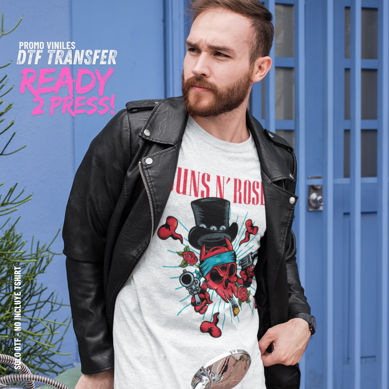 DTF Transfers | GNR Red Skull