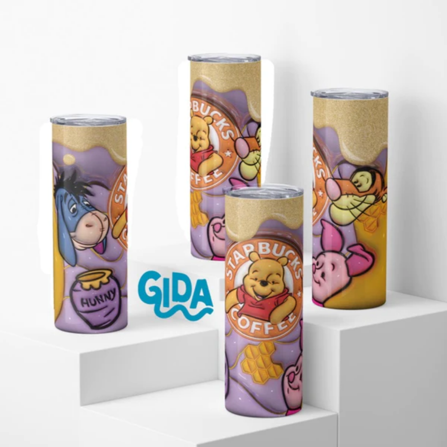 3D Wrap | Hunny The Pooh Winnie | 20 oz