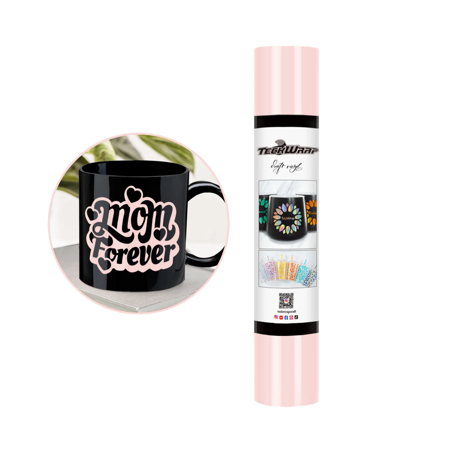 Vinil Adhesivo | Permanente | 001G Piggy Pink | Ancho 12"