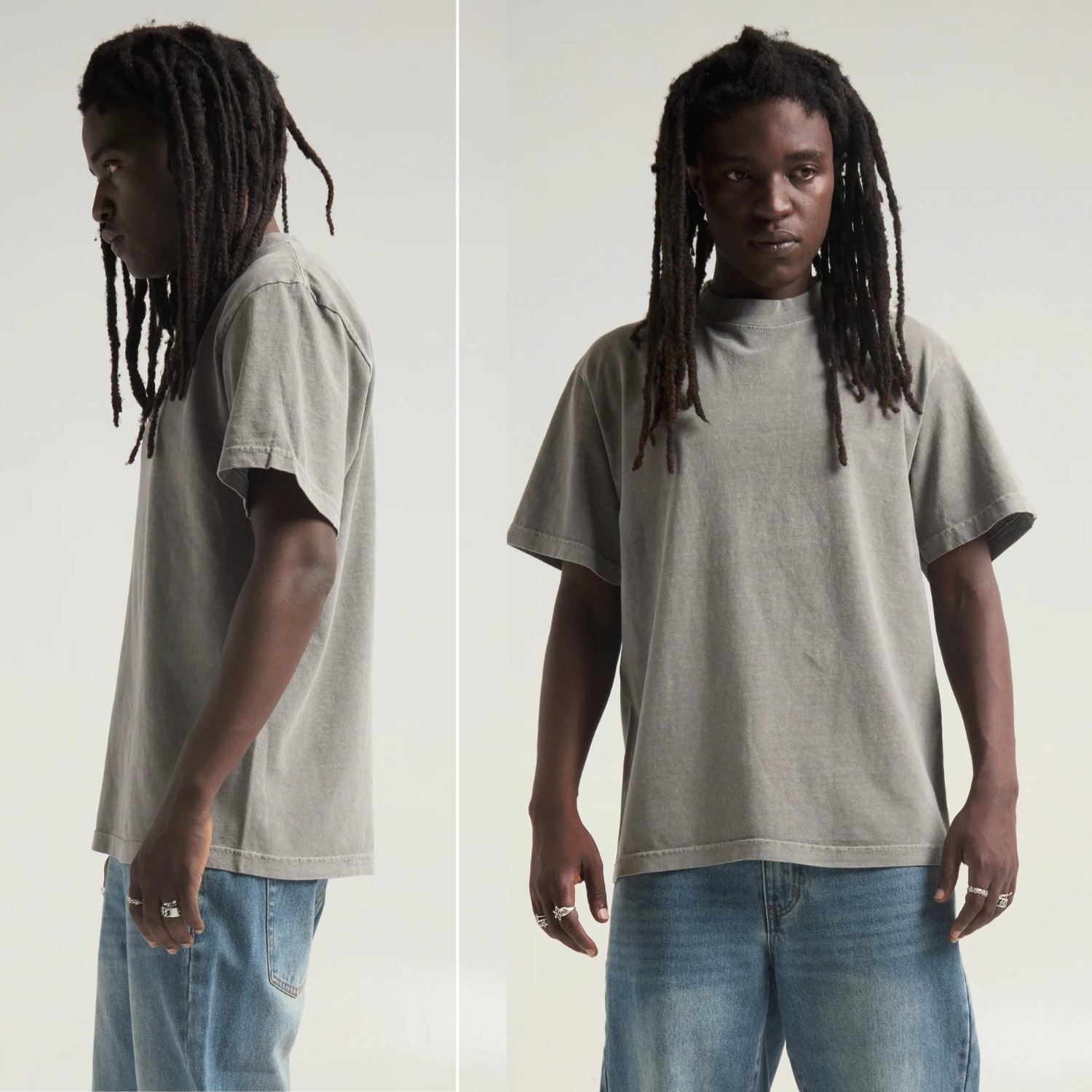 Shaka Wear Max Heavyweight Garment Dye | Cement | 7.5 oz