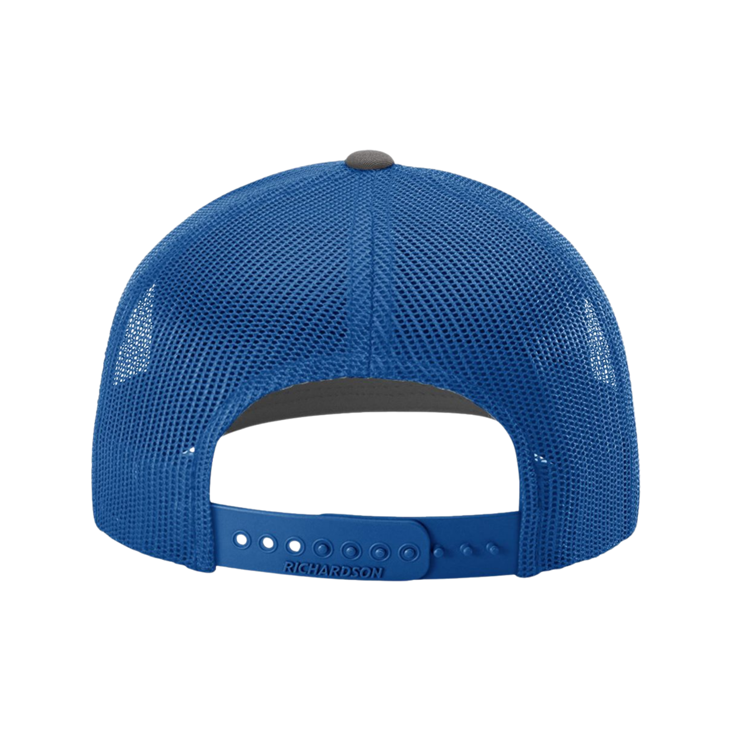 Richardson 112 | Adjustable Snapback Trucker Cap | Charcoal / Royal