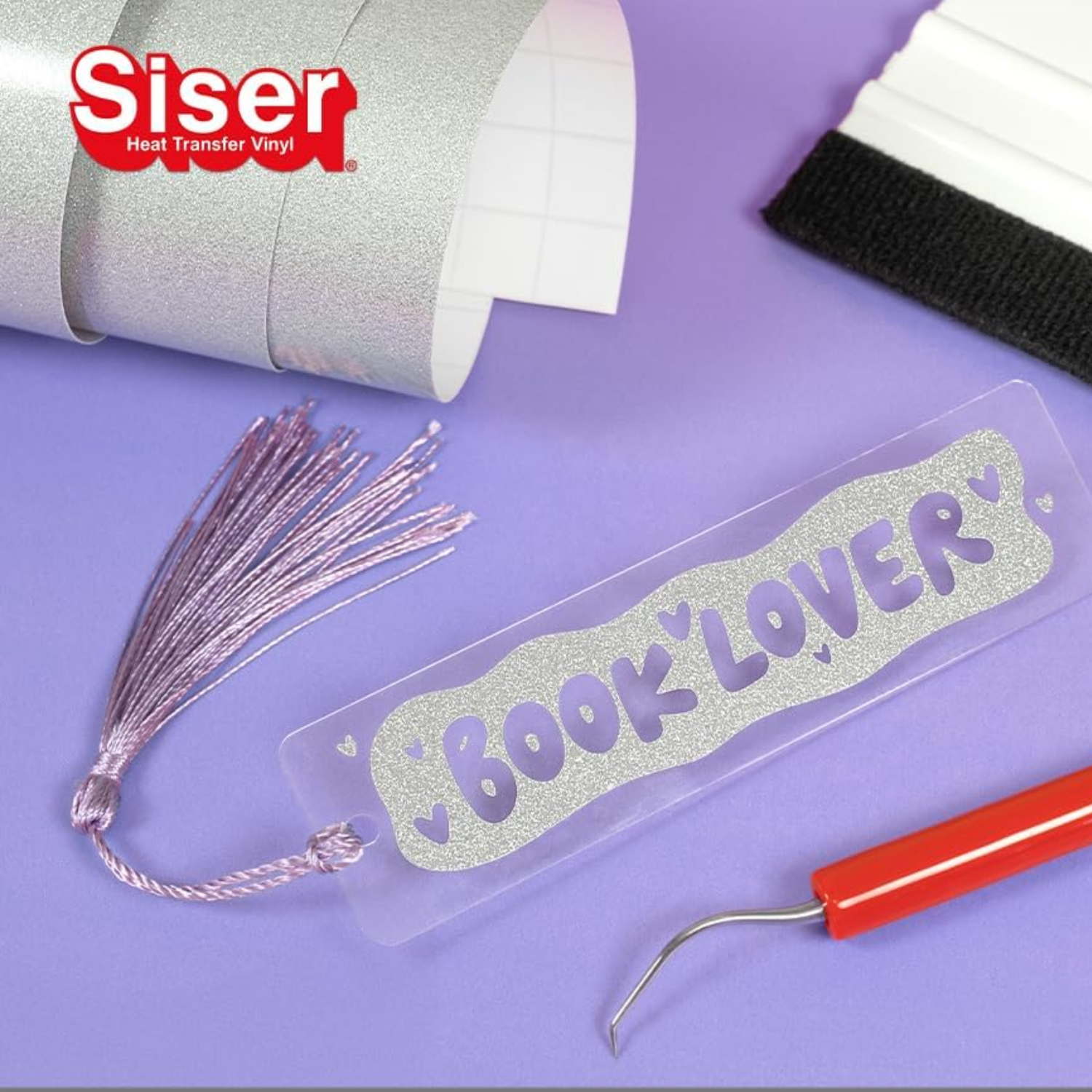 Vinil Adhesivo | EasyPSV® Glitter | Silver | Ancho 12"