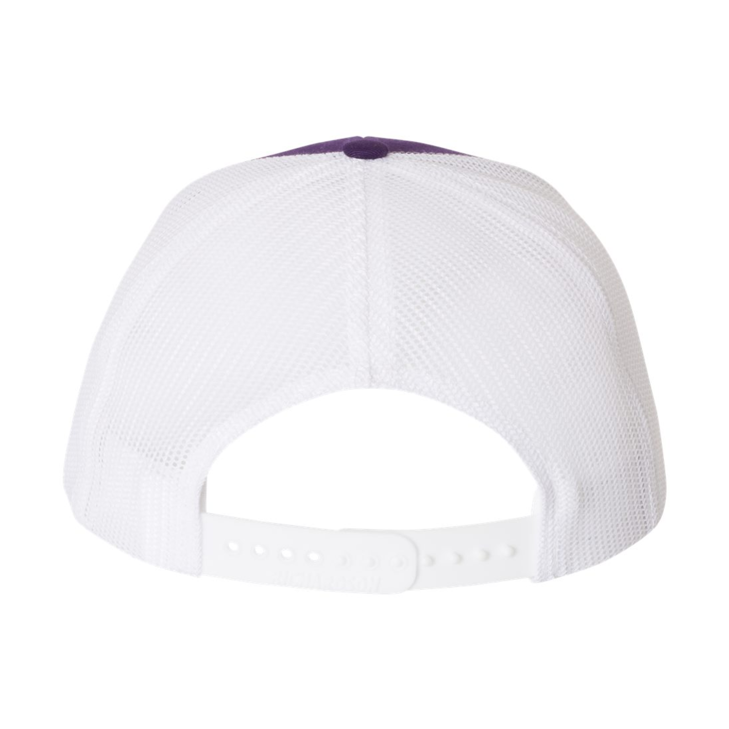 Richardson 112 | Adjustable Snapback Trucker Cap | Purple/White