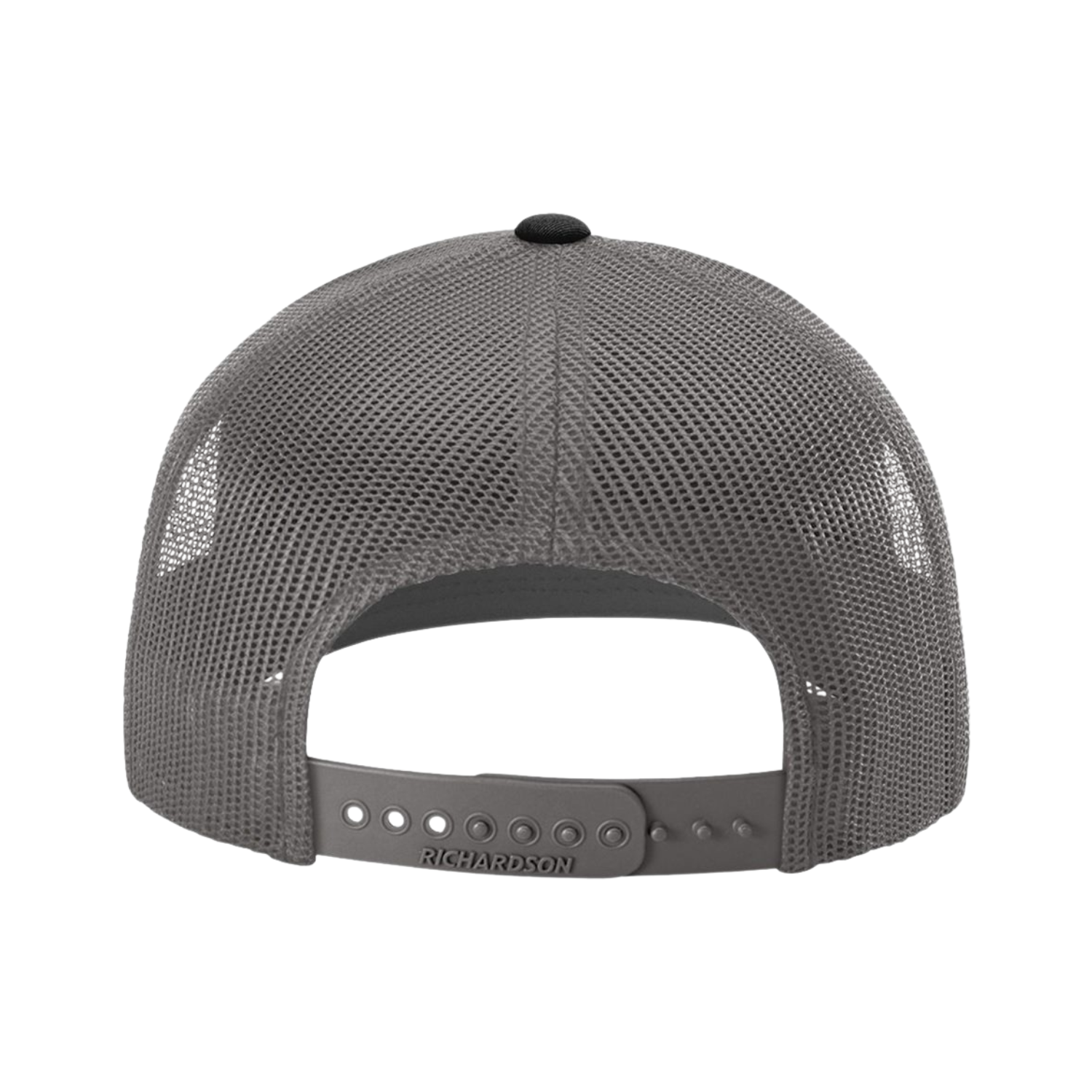Richardson 112 | Adjustable Snapback Trucker Cap | Grey/ Charcoal/ Black