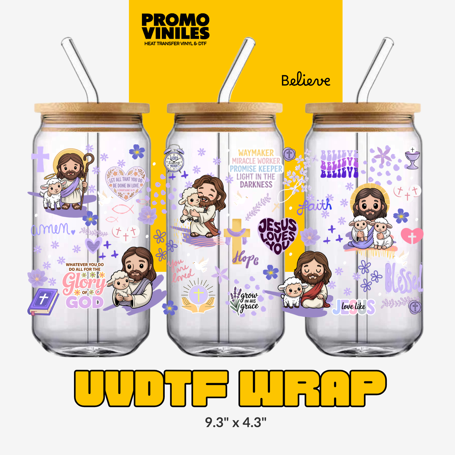 UV DTF Wrap | Believe