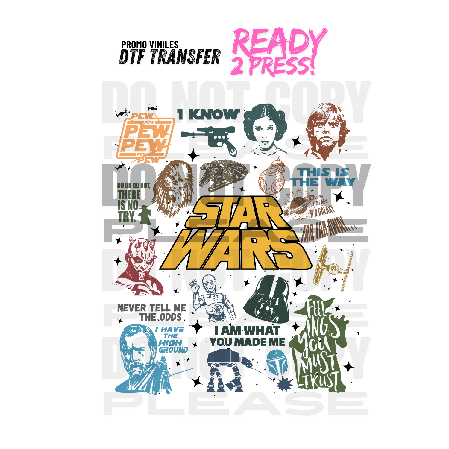 DTF Transfers | Star Wrs