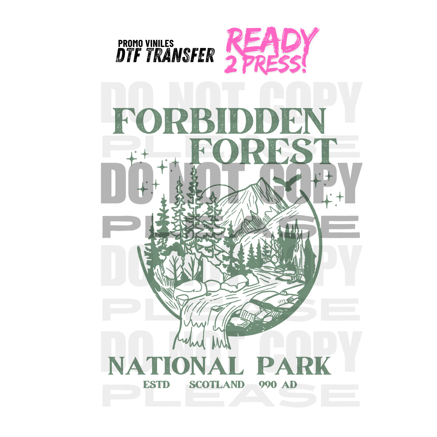 DTF Transfers | Forbidden Forest