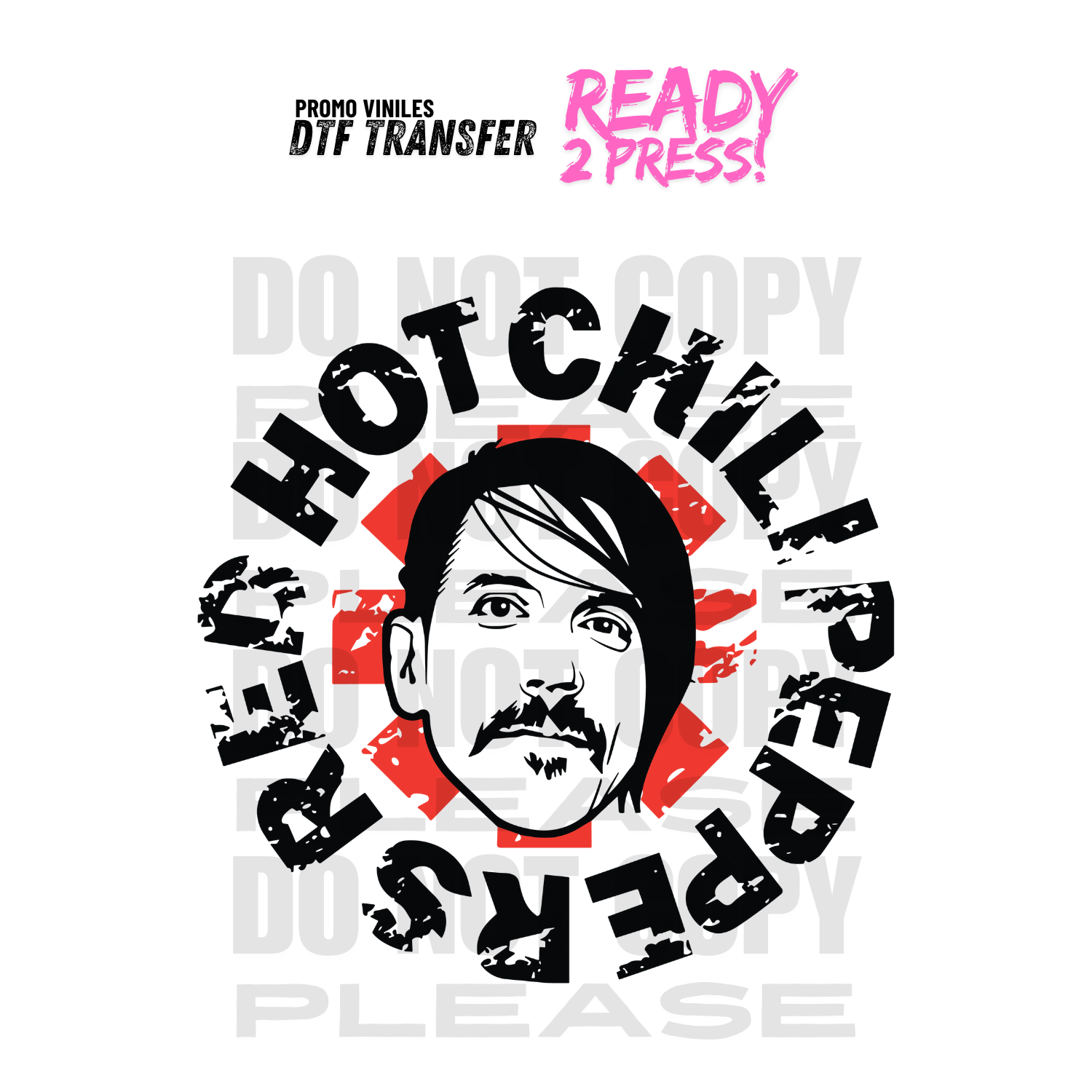 DTF Transfers | RHCP Face