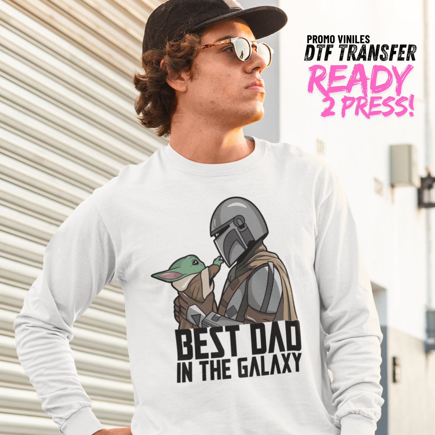 DTF Transfers | Best Dad Galaxy