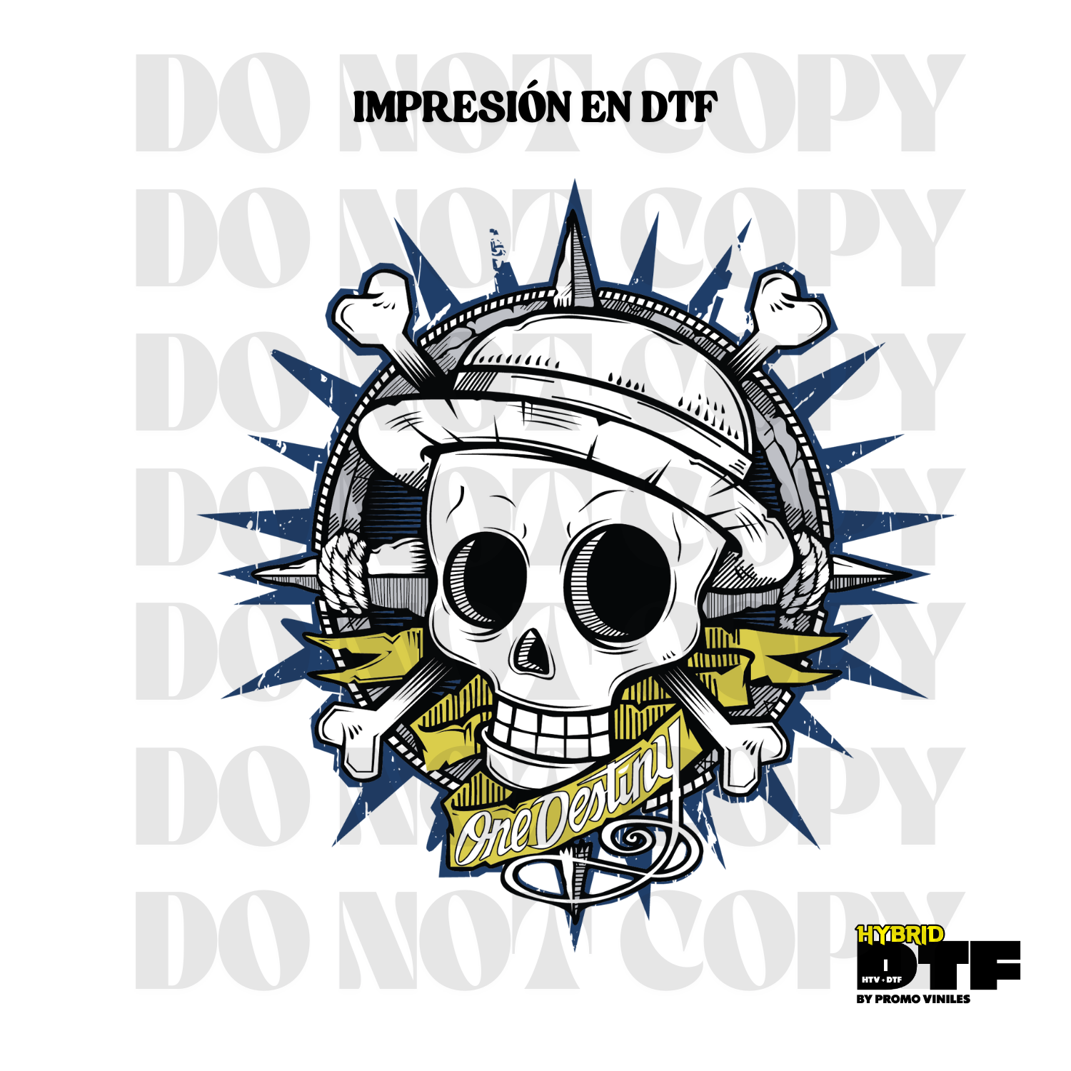 Hybrid DTF | One Destiny | Stripflock Pro Lemon Yellow & Twinkle Red