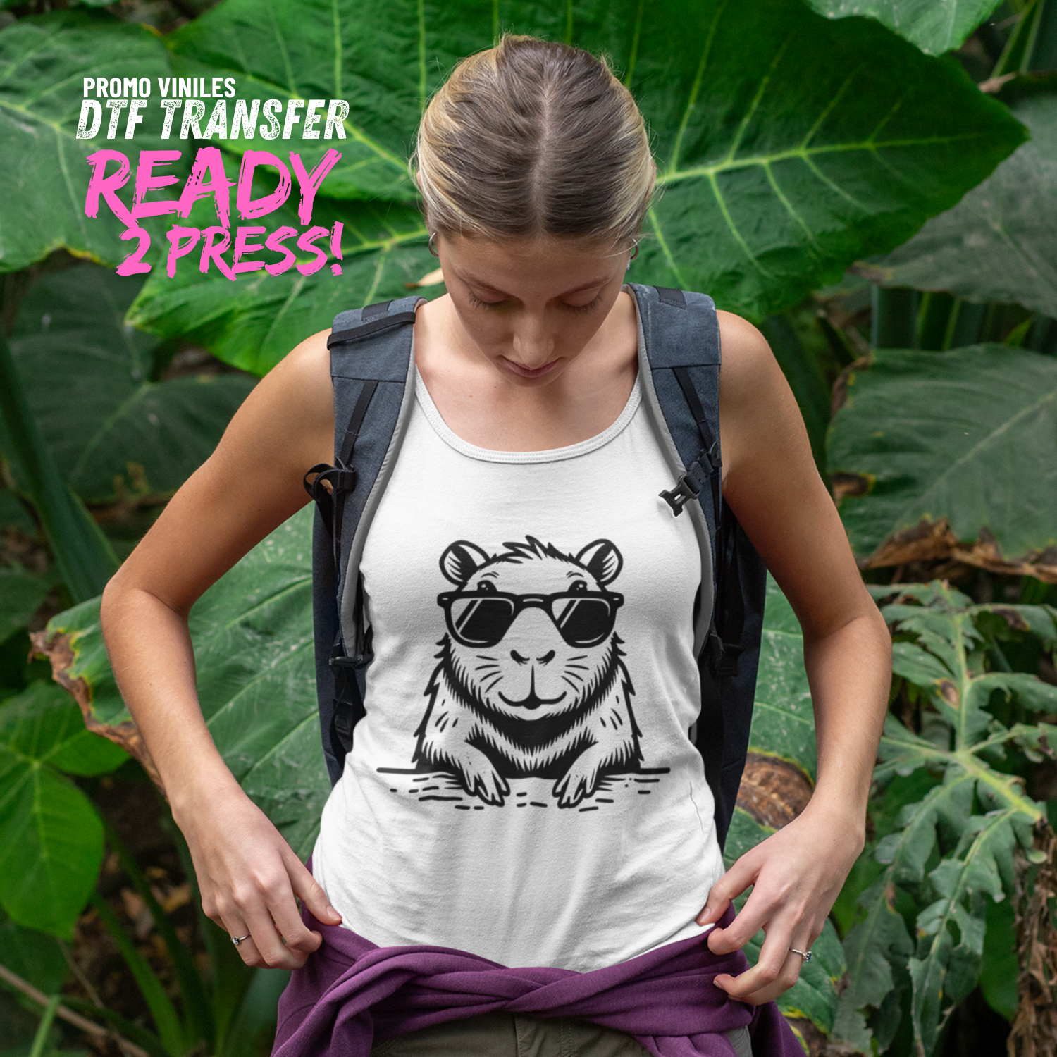 DTF Transfers | Capy Black