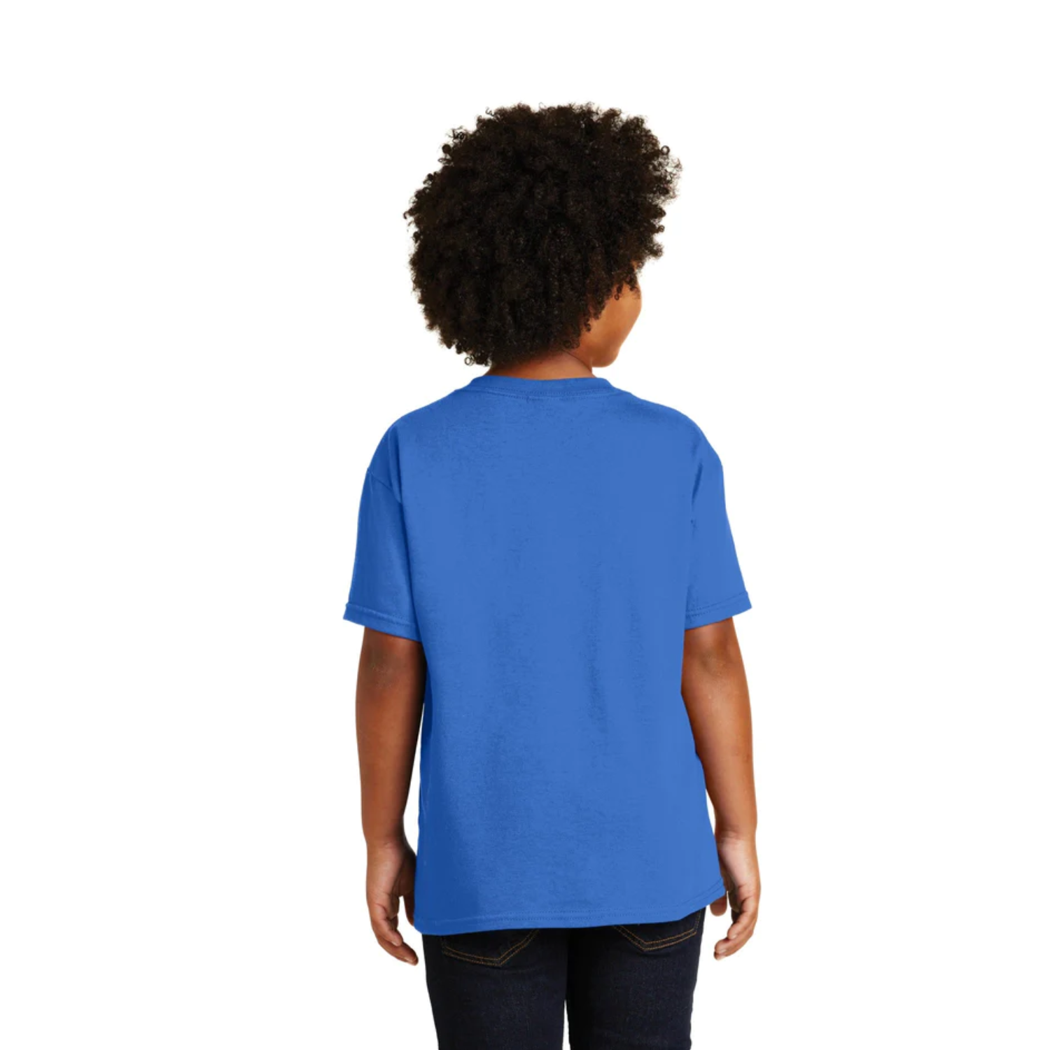 Gildan Kids Heavy Cotton | Cuello Redondo | Neon Blue