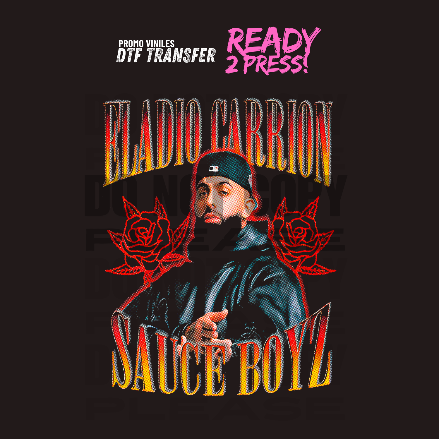 DTF Transfers | Sauce Boyz | Halftones | 13x16"