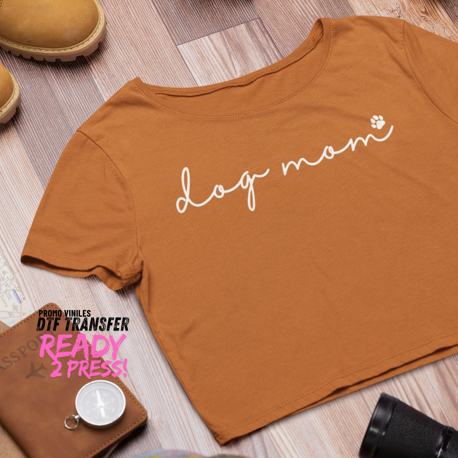 Promo Viniles Panamá - DTF Transfers | Dog Mom - Promo Viniles Panamá