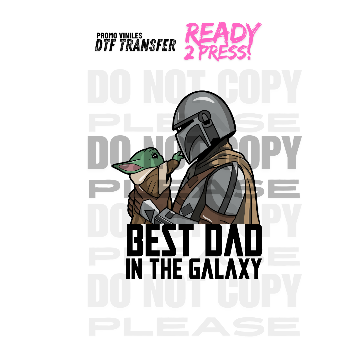 DTF Transfers | Best Dad Galaxy