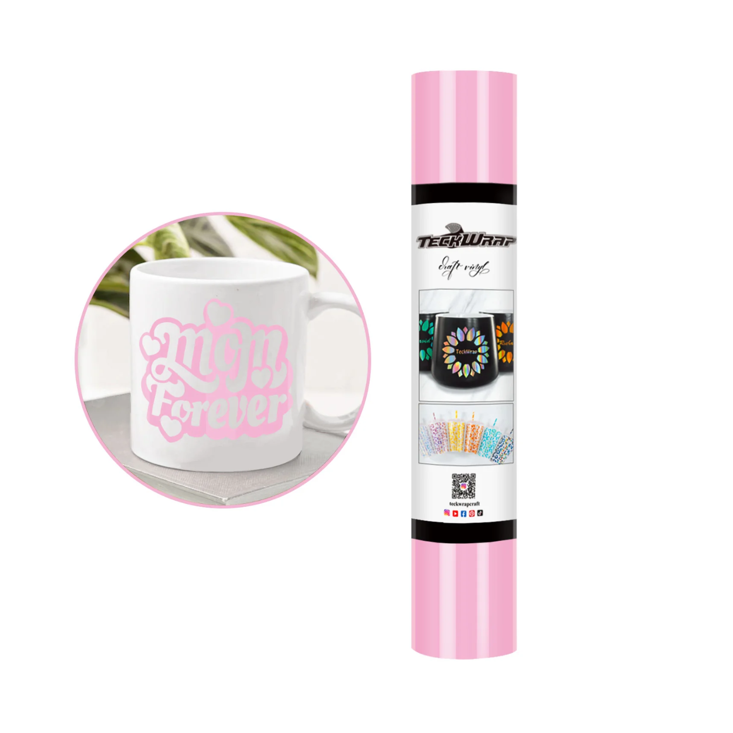 Vinil Adhesivo | Permanente | 001G Sweet Pink | Ancho 12"