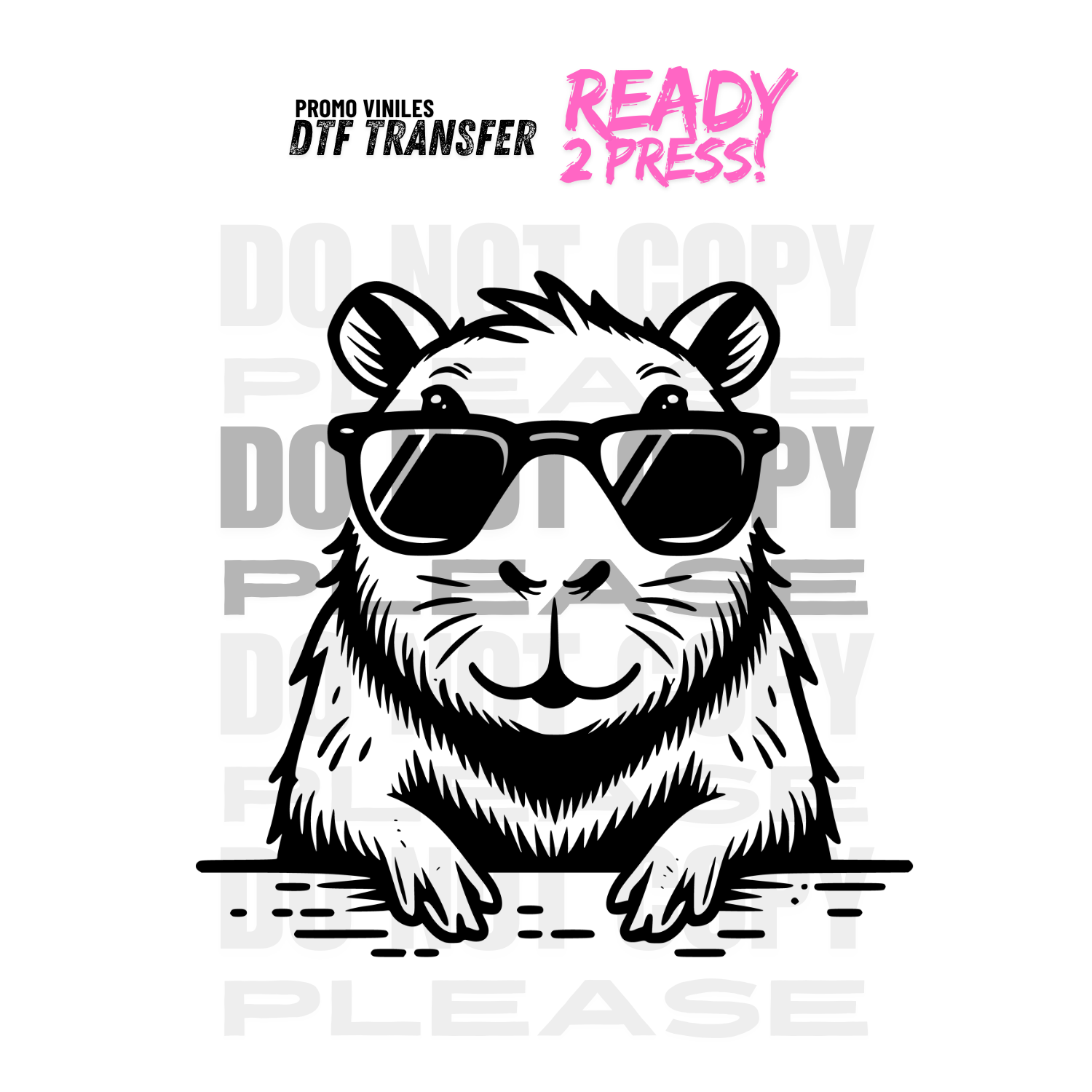 DTF Transfers | Capy Black