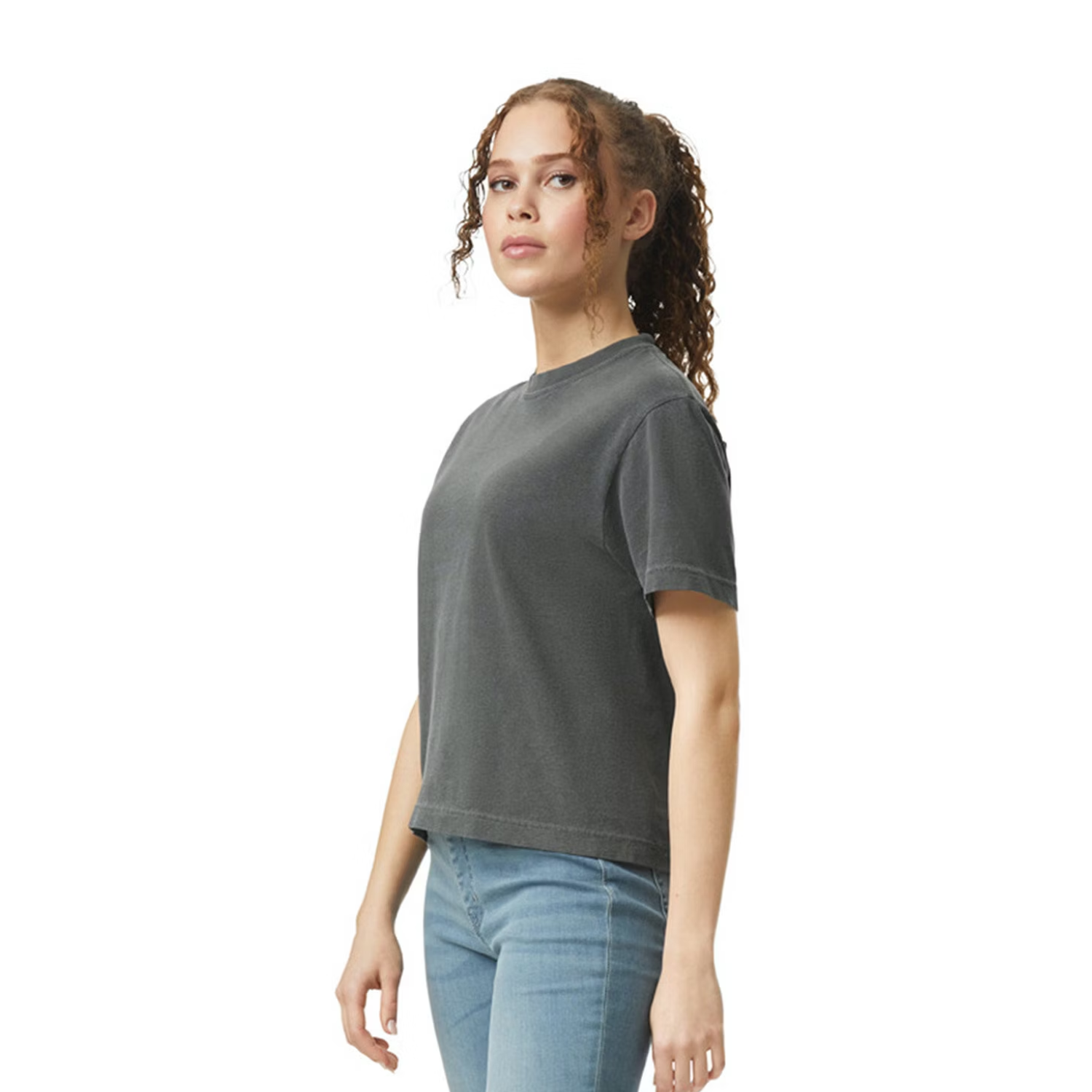 Comfort Colors 3023CL Heavyweight Boxy Tee | Pepper | 6.1 oz