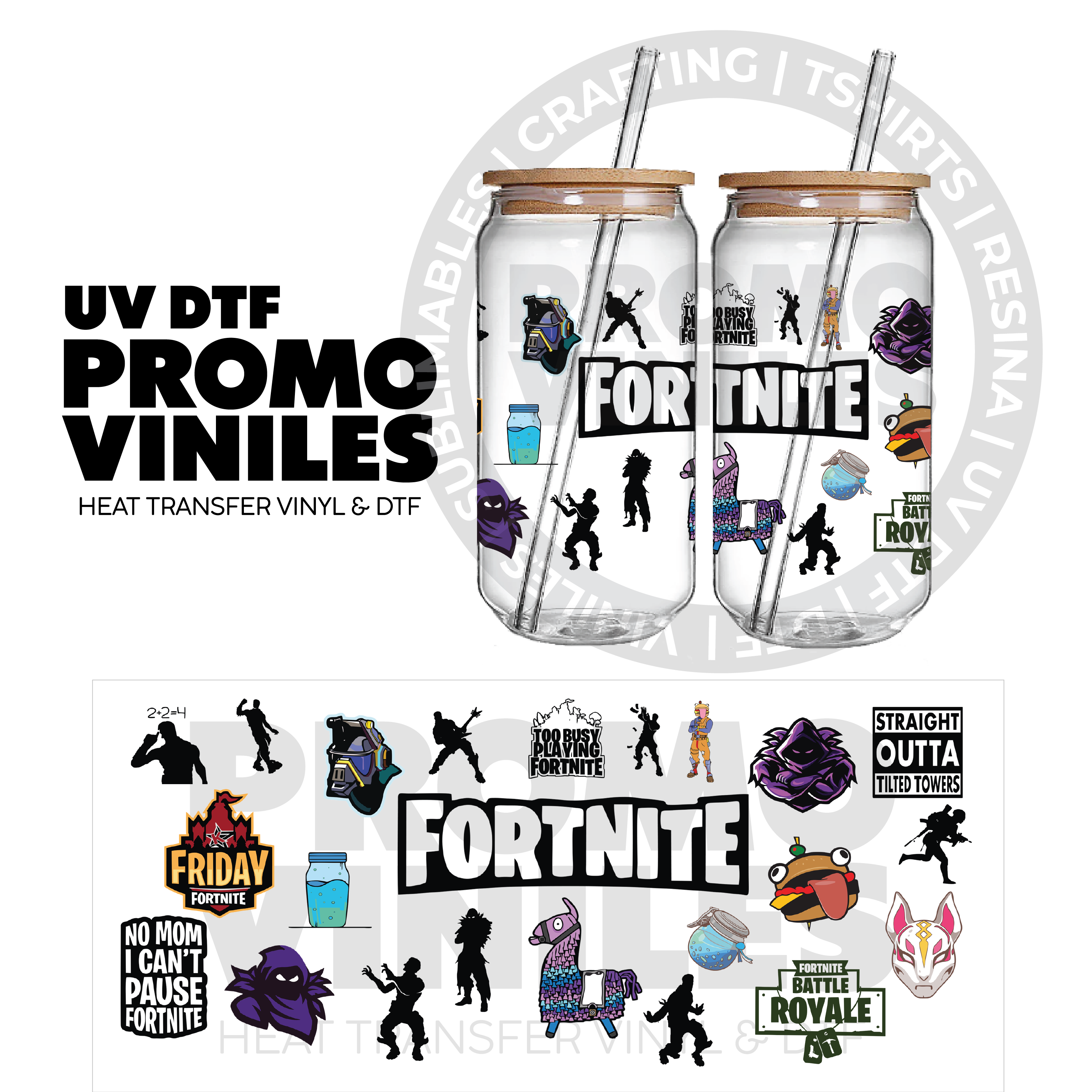 UV DTF Wrap | Fornite