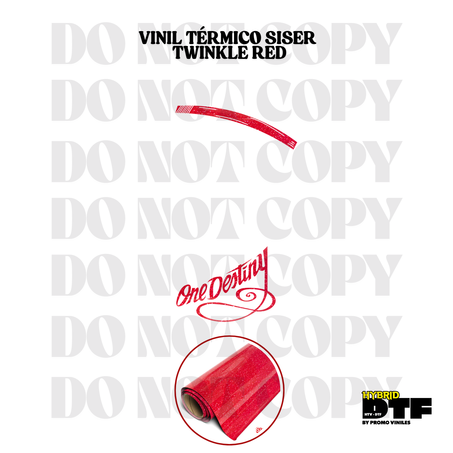 Hybrid DTF | One Destiny | Stripflock Pro Lemon Yellow & Twinkle Red