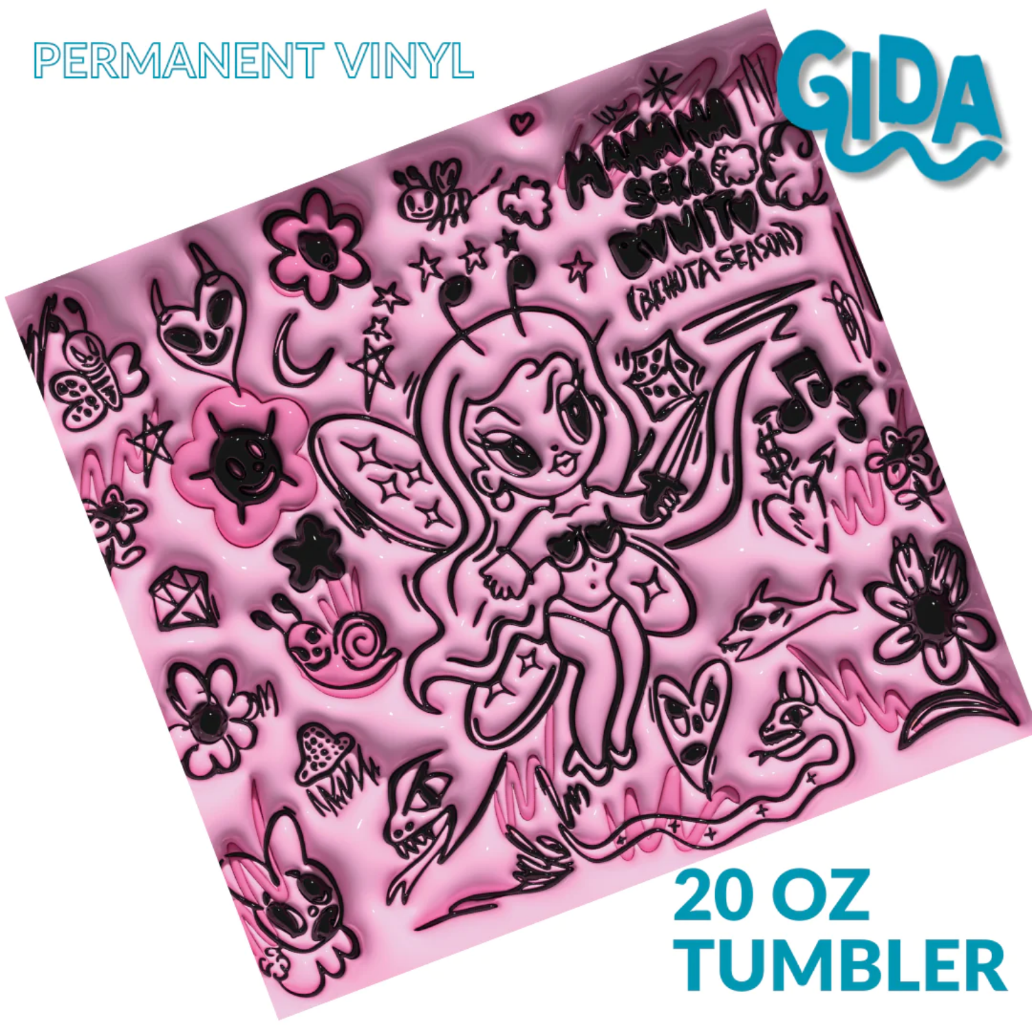 3D Wrap | Karol G Inflated | 20 oz