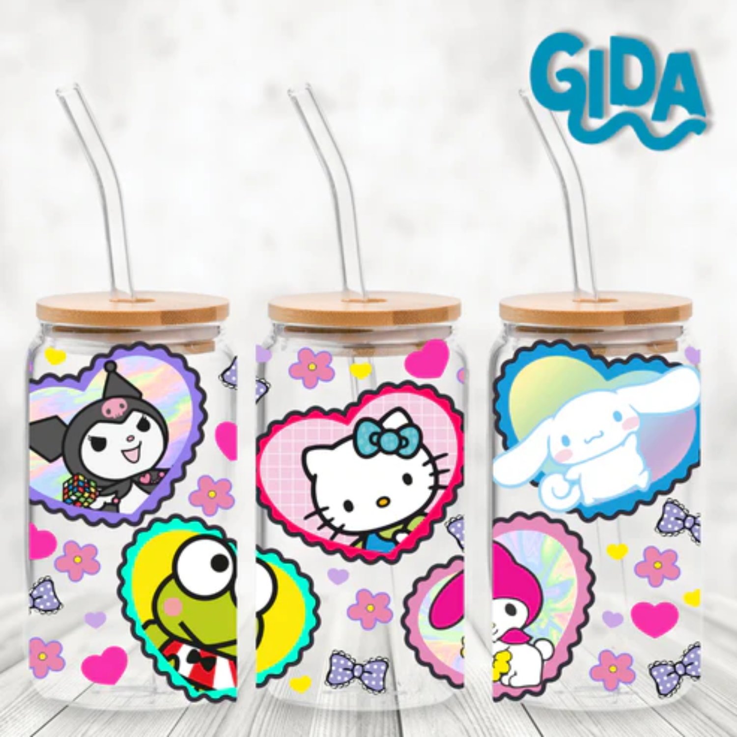 UV DTF Wrap | New 5 Friends | 9.5 x 4.33"