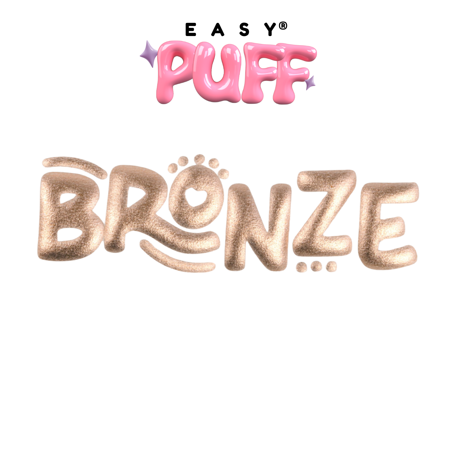 Siser EasyPuff Metallic Vinil Textil Térmico | Bronze | Ancho 12"