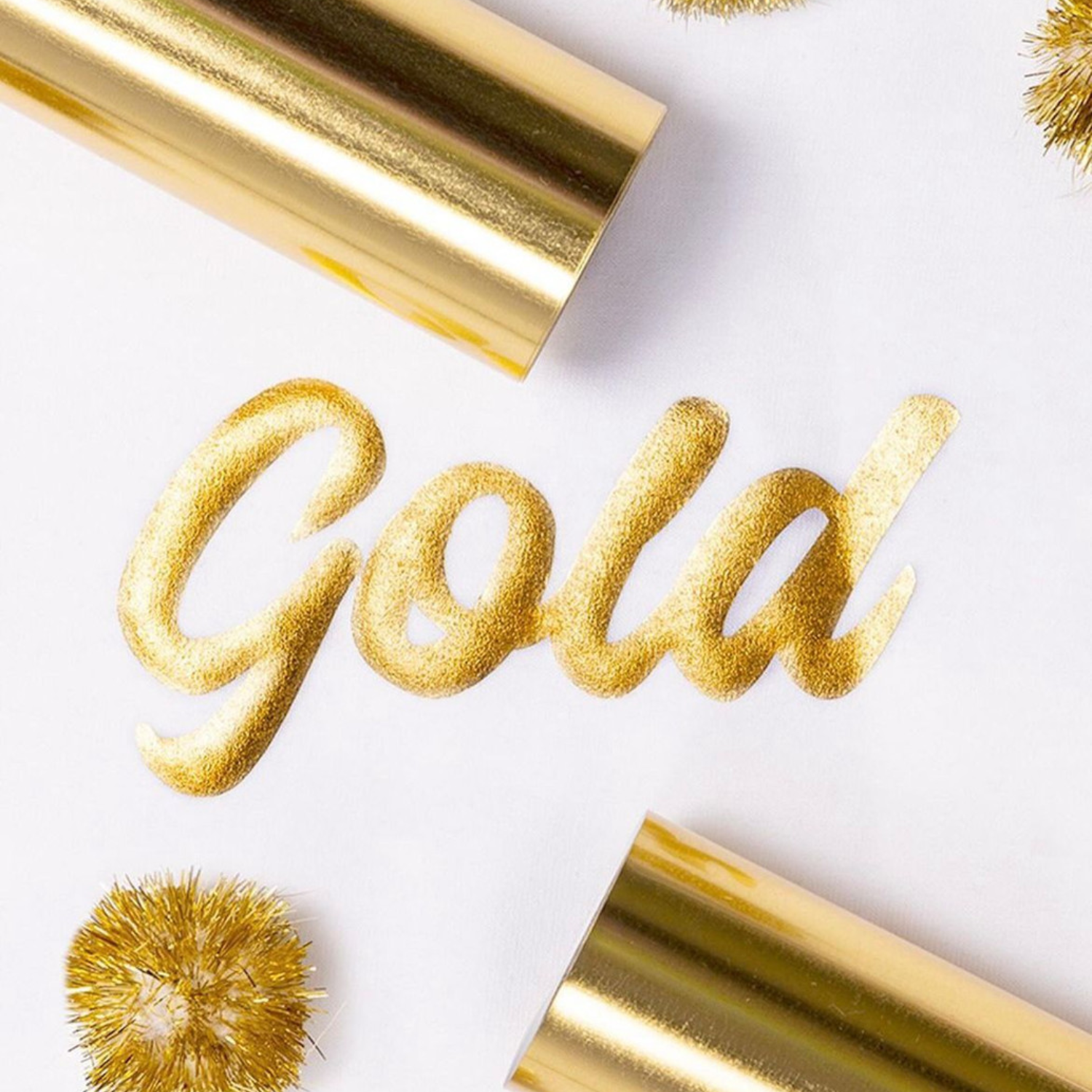 Siser EasyPuff Metallic Vinil Textil Térmico | Gold | Ancho 12"