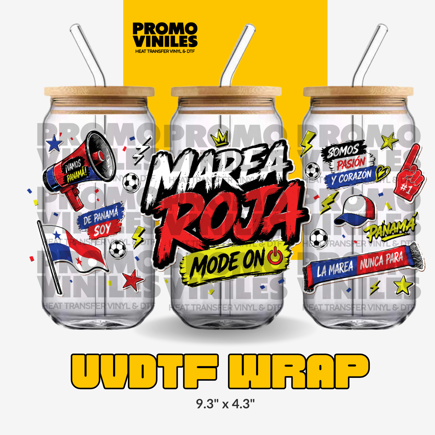 UV DTF Wrap | Marea Roja