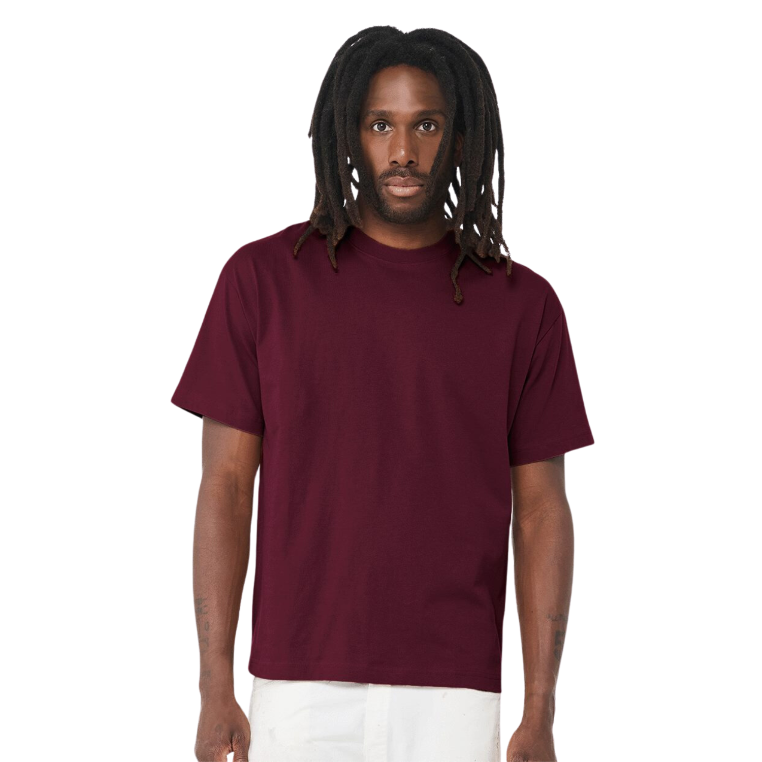 Bella Canvas 3010 Heavyweight Oversize Tee | Maroon | 6 oz | UNISEX