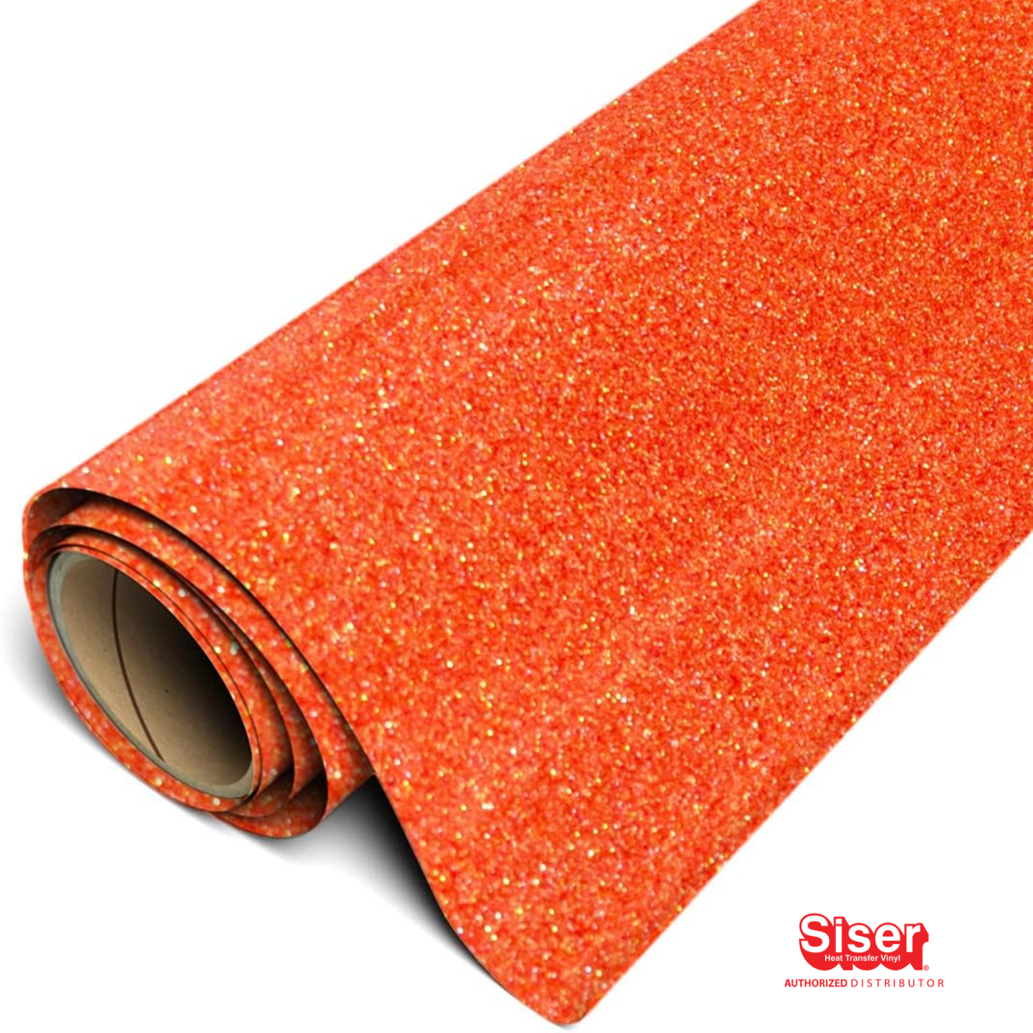 Siser Glitter® Vinil Textil Térmico | Ember Orange 11.8"