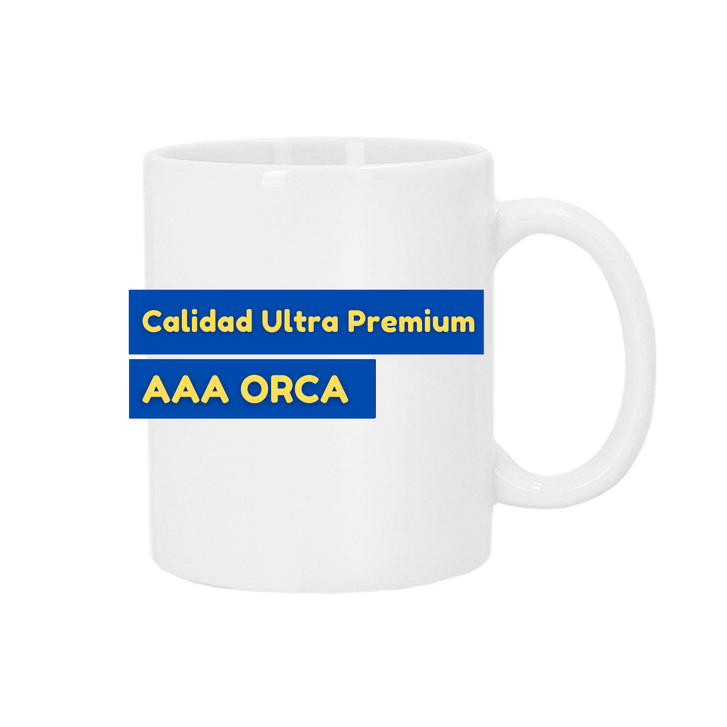 Taza Cerámica para Sublimación Blanca 11oz Grado AAA+ | Calidad Ultra Premium