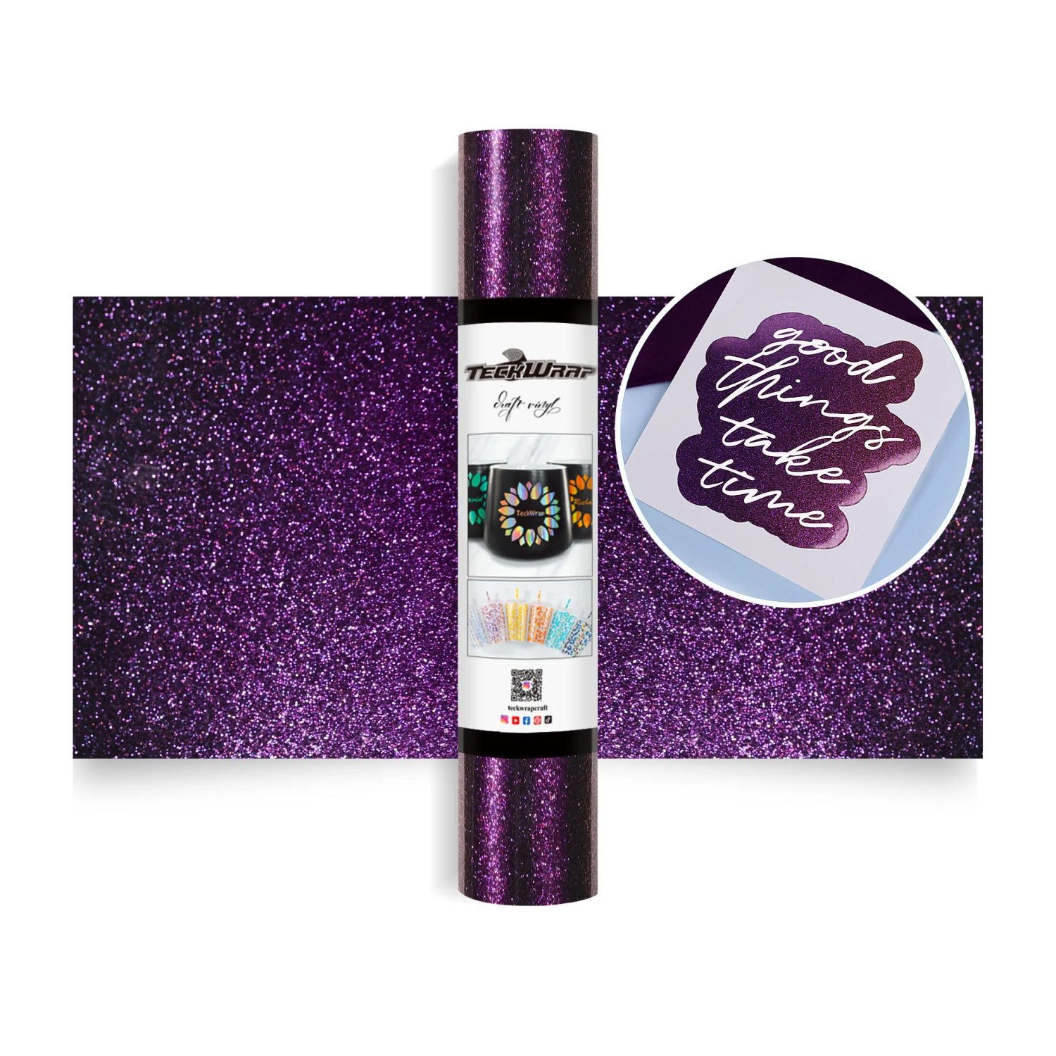 Vinil Adhesivo | Permanente | Chameleon Purple | Ancho 12"