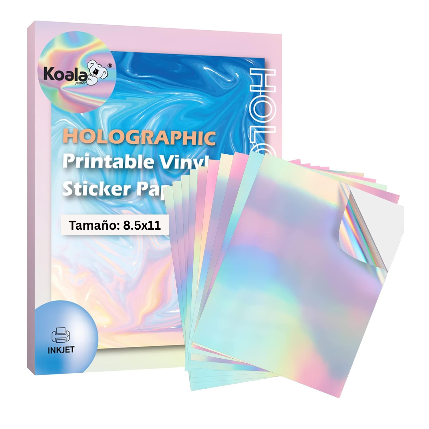 Koala Vinil Adhesivo Imprimible | Inkjet | Holográfico