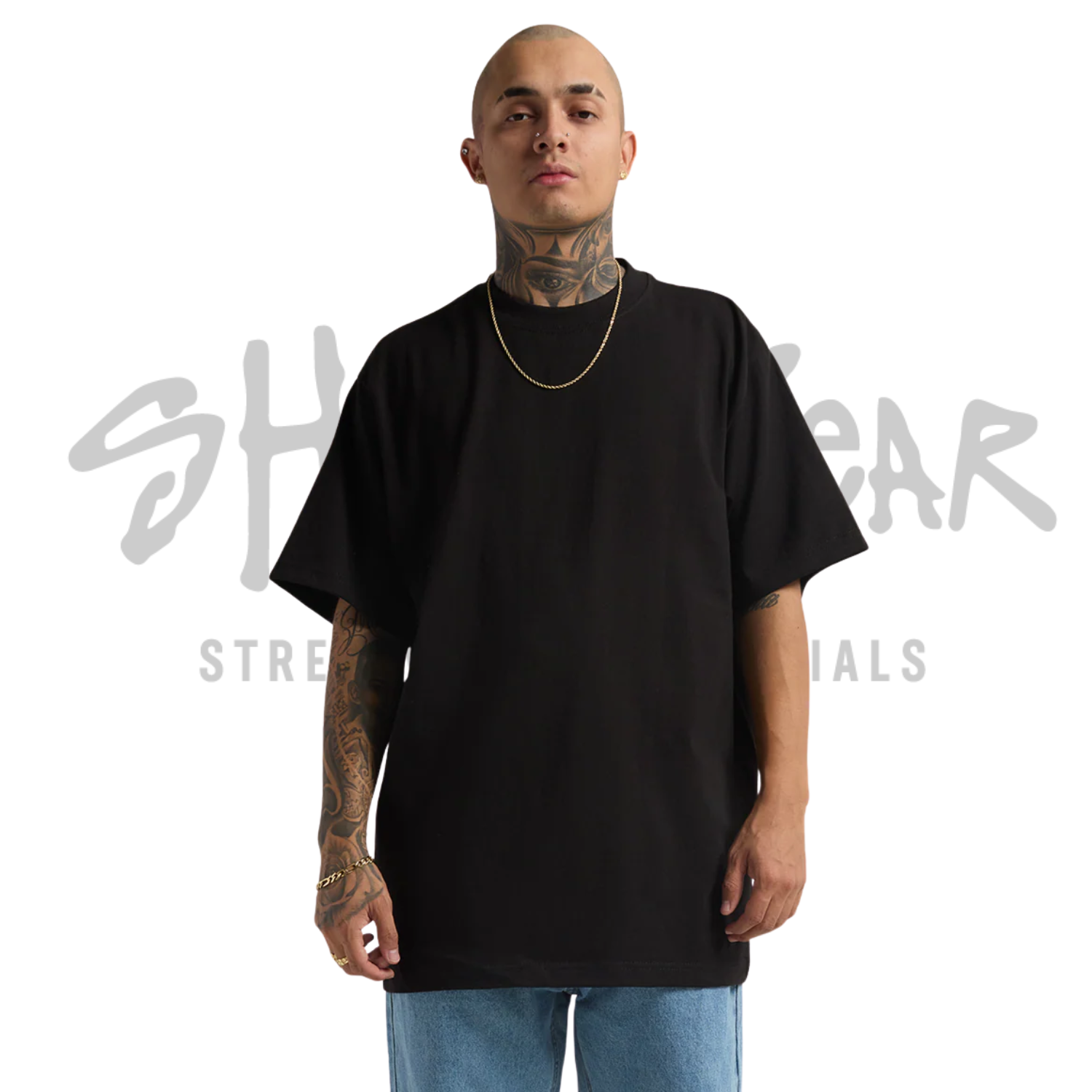 Shaka Wear Max Heavyweight Short Sleeve | Black | 7.5 oz