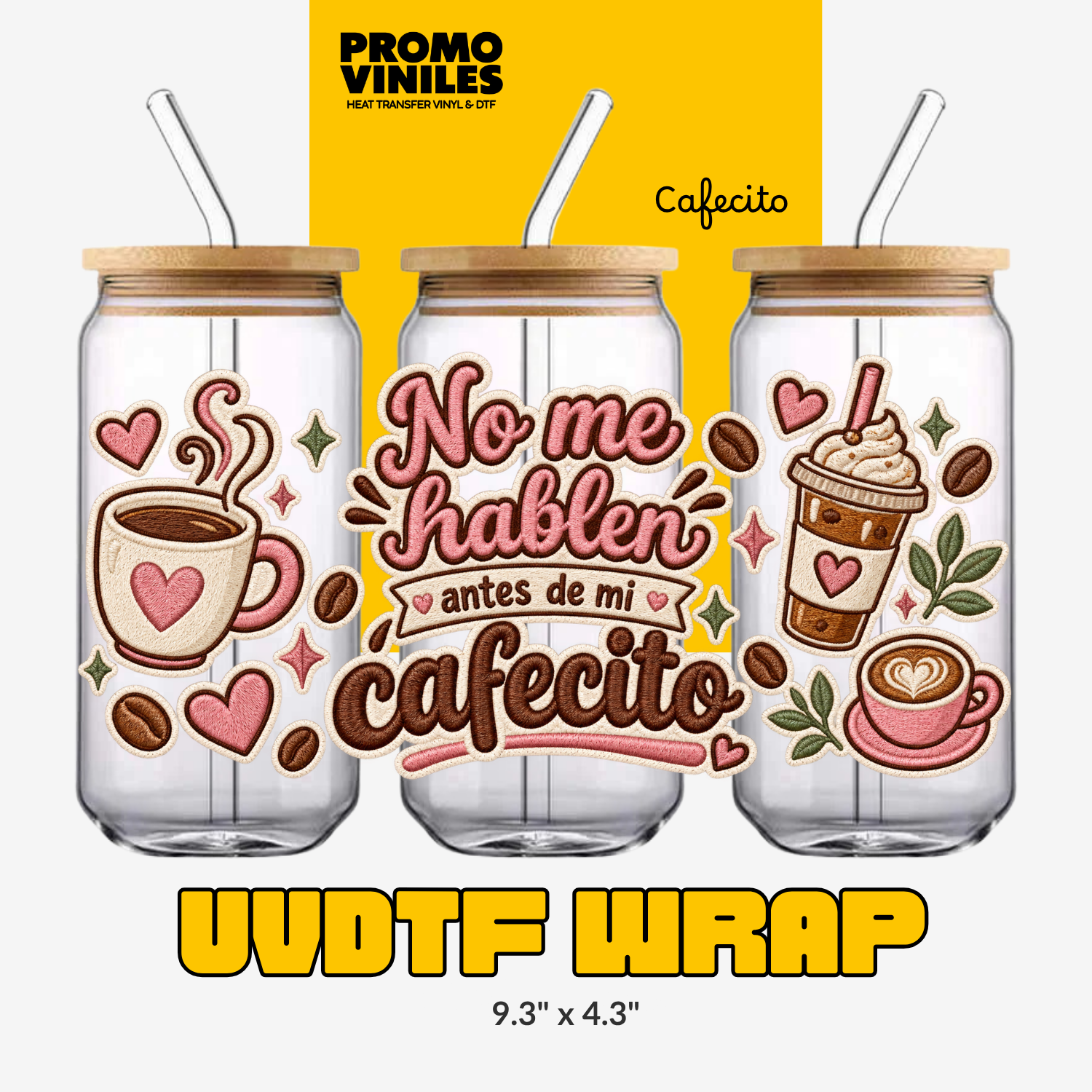 UV DTF Wrap | Cafecito